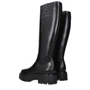Botas de Couro Preto até o Tornozelo