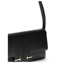Bolsa de Ombro de Couro Preto