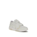 Weiße Kalbsleder Bos Taurus Low-Top-Sneaker