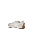 Sneakers atletiche beige in poliammide