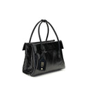 Black Calf Leather Bos Taurus Handbag