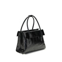Black Calf Leather Bos Taurus Handbag