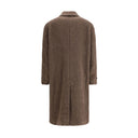 Cappotto marrone in viscosa