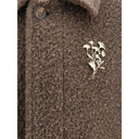 Cappotto marrone in viscosa