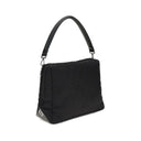 Schwarze Polyamid Schultertasche