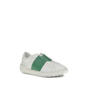 Sneakers basse Bos Taurus in pelle di vitello bianca