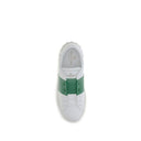 Weiße Kalbsleder Bos Taurus Low-Top-Sneaker