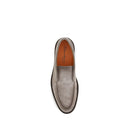 Gray Calf Leather Bos Taurus Ankle Boots