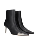 Botas de Couro Preto até o Tornozelo