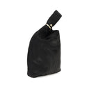 Pochette in seta nera