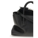 Schwarze Kalbsleder Bos Taurus Handtasche