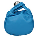 Bolsa de couro azul