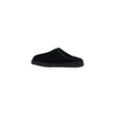 Black Suede Leather Clogs