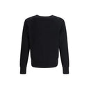 Black Merino Wool Cardigan