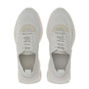 Sneakers atletiche in nylon bianco