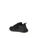 Scarpe da ginnastica atletiche nere in poliestere
