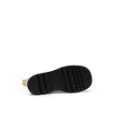 Stivali Chelsea in pelle beige