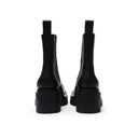 Black Leather Ankle Boots