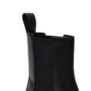 Black Leather Ankle Boots