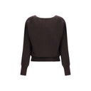 Maglione di cachemire marrone