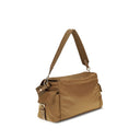 Brown Recycled Polyamide Shoulder Bag