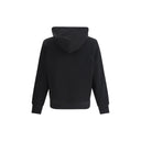 Schwarzes Baumwoll-Sweatshirt