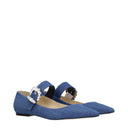 Sapatilhas de Tecido Azul