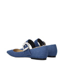 Sapatilhas de Tecido Azul