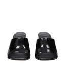 Sandálias Plataforma de Couro Preto