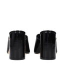 Sandálias Plataforma de Couro Preto