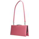 Rosa Satin Clutch Tasche