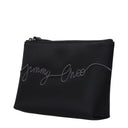Black Satin Clutch Bag