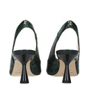 Grüne Leder High Heel Pumps