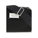 Borsa a spalla in tessuto nero