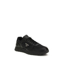 Sneakers atletiche nere in poliammide riciclata