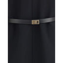 Vestito Casual Nero in Viscosa