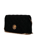 Black Fabric Clutch Bag