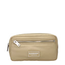 Beige Nylon Clutch Bag