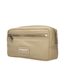Beige Nylon Clutch Bag