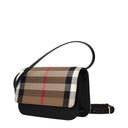 Beige Stoff-Clutch-Tasche