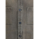 Camicia di jeans grigia