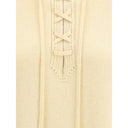 Maglione in cashmere color crema