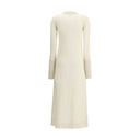 Vestito Casual Bianco in Cashmere