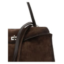 Braun Kalbsleder Bos Taurus Schultertasche