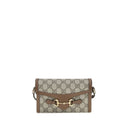 Brown Polyethylene Shoulder Bag