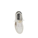 White Calf Leather Bos Taurus Low Top Sneakers