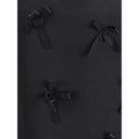 Black Acetate Midi Skirt