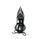 Black Pvc High Heel Pumps