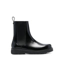 Black Leather Chelsea Boots