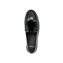 Black Calfskin Slip-On Loafers